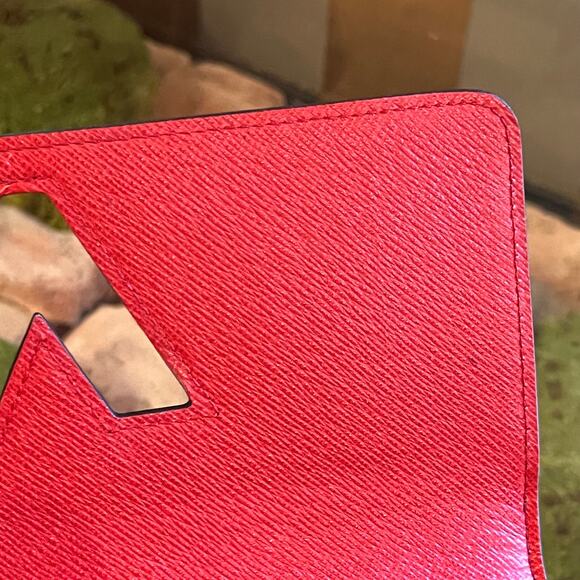 LOUIS VUITTON Red Epi Twist Wallet - Picture 7 of 11